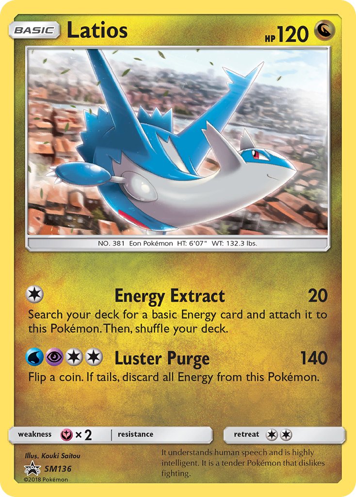 Latios (SM136) [Sun & Moon: Black Star Promos] | Dumpster Cat Games