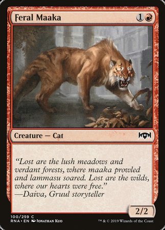 Feral Maaka [Ravnica Allegiance] | Dumpster Cat Games