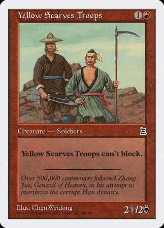 Yellow Scarves Troops [Portal Three Kingdoms] | Dumpster Cat Games