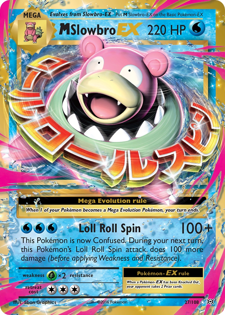 M Slowbro EX (27/108) [XY: Evolutions] | Dumpster Cat Games