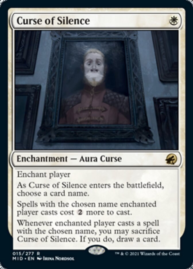 Curse of Silence [Innistrad: Midnight Hunt] | Dumpster Cat Games