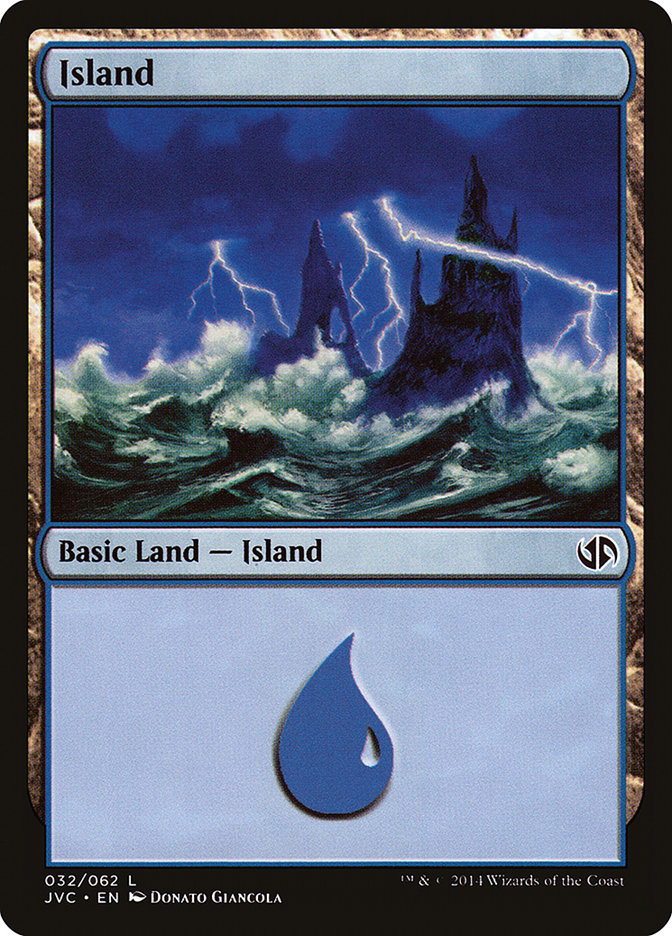 Island (32) [Duel Decks Anthology] | Dumpster Cat Games