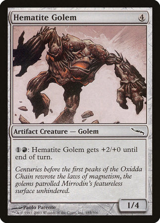 Hematite Golem [Mirrodin] | Dumpster Cat Games