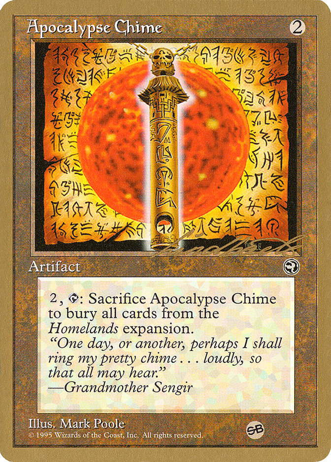 Apocalypse Chime (Leon Lindback) (SB) [Pro Tour Collector Set] | Dumpster Cat Games