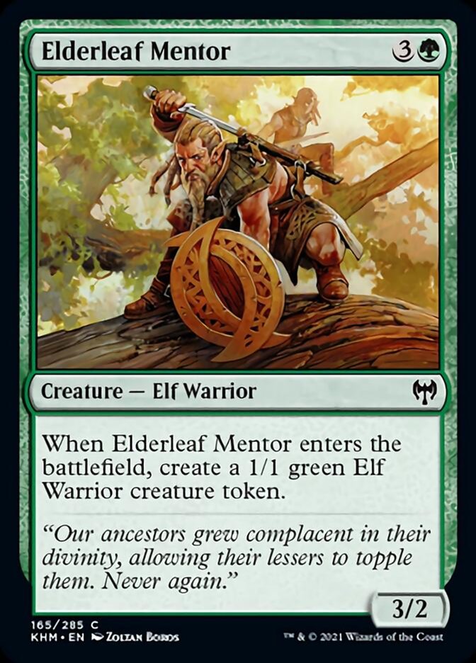 Elderleaf Mentor [Kaldheim] | Dumpster Cat Games