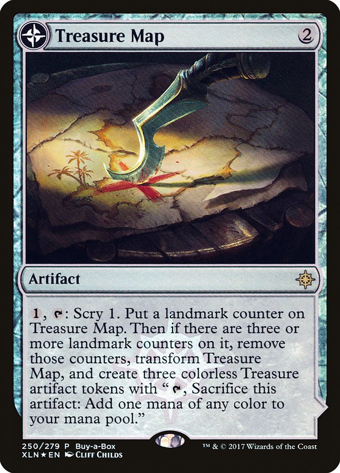 Treasure Map // Treasure Cove (Buy-A-Box) [Ixalan Treasure Chest] | Dumpster Cat Games