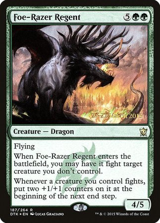 Foe-Razer Regent [Dragons of Tarkir Promos] | Dumpster Cat Games