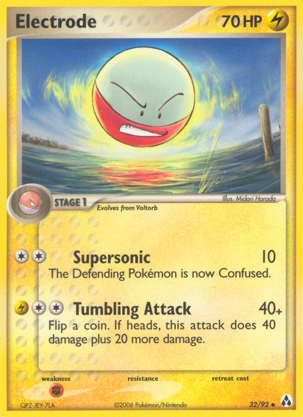 Electrode (32/92) [EX: Legend Maker] | Dumpster Cat Games