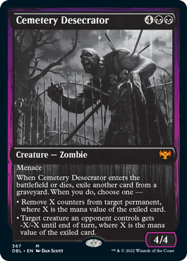 Cemetery Desecrator [Innistrad: Double Feature] | Dumpster Cat Games