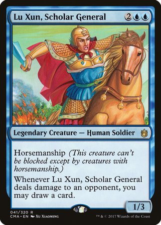 Lu Xun, Scholar General [Commander Anthology] | Dumpster Cat Games