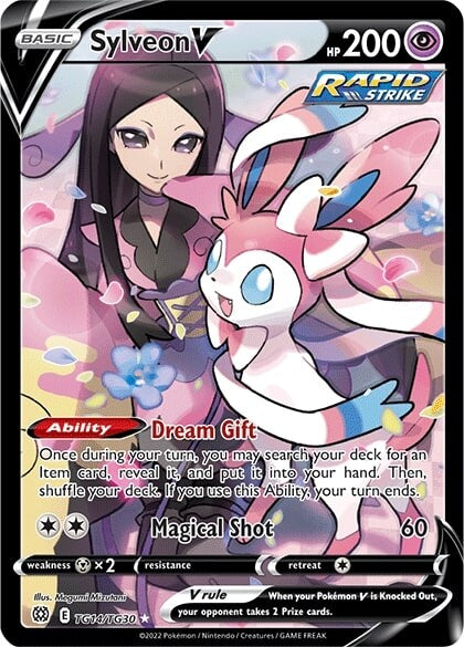 Sylveon V (TG14/TG30) [Sword & Shield: Brilliant Stars] | Dumpster Cat Games