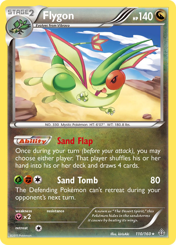 Flygon (110/160) (Cosmos Holo) (Blister Exclusive) [XY: Primal Clash] | Dumpster Cat Games