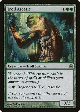 Troll Ascetic [Commander 2011] | Dumpster Cat Games