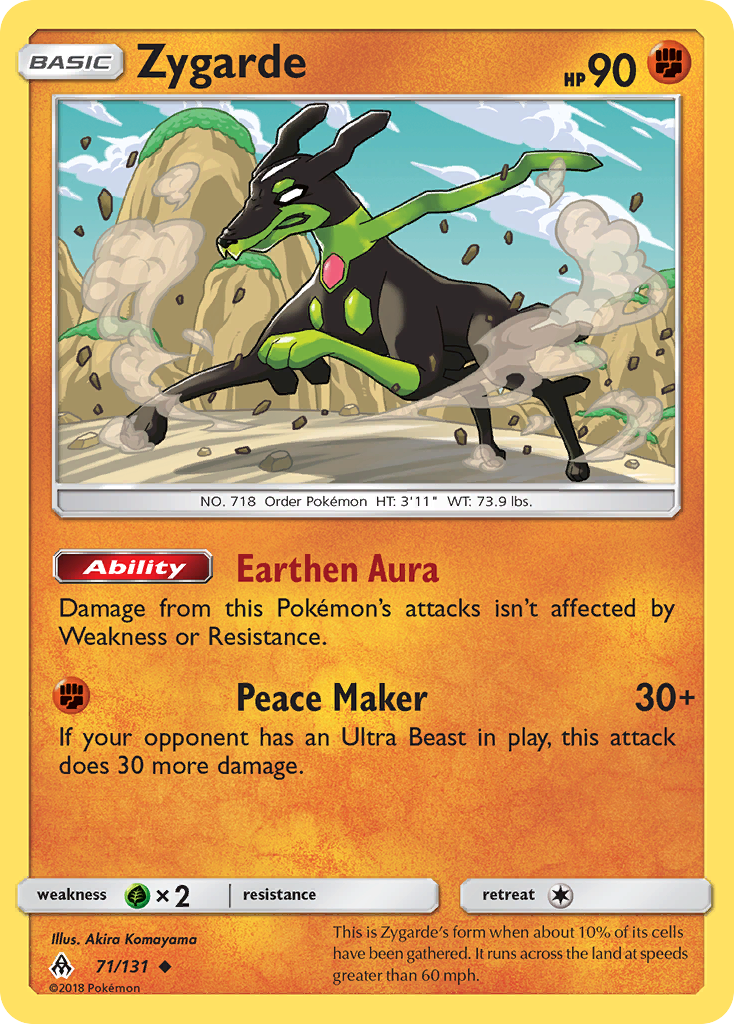 Zygarde (71/131) [Sun & Moon: Forbidden Light] | Dumpster Cat Games