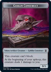 Goblin Construct // Kor Warrior Double-sided Token [Zendikar Rising Tokens] | Dumpster Cat Games