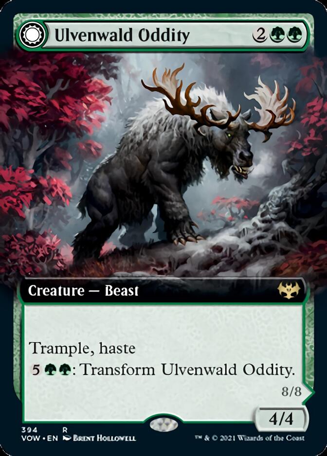 Ulvenwald Oddity // Ulvenwald Behemoth (Extended) [Innistrad: Crimson Vow] | Dumpster Cat Games