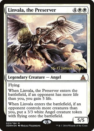 Linvala, the Preserver [Oath of the Gatewatch Promos] | Dumpster Cat Games