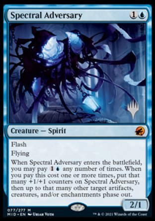 Spectral Adversary (Promo Pack) [Innistrad: Midnight Hunt Promos] | Dumpster Cat Games