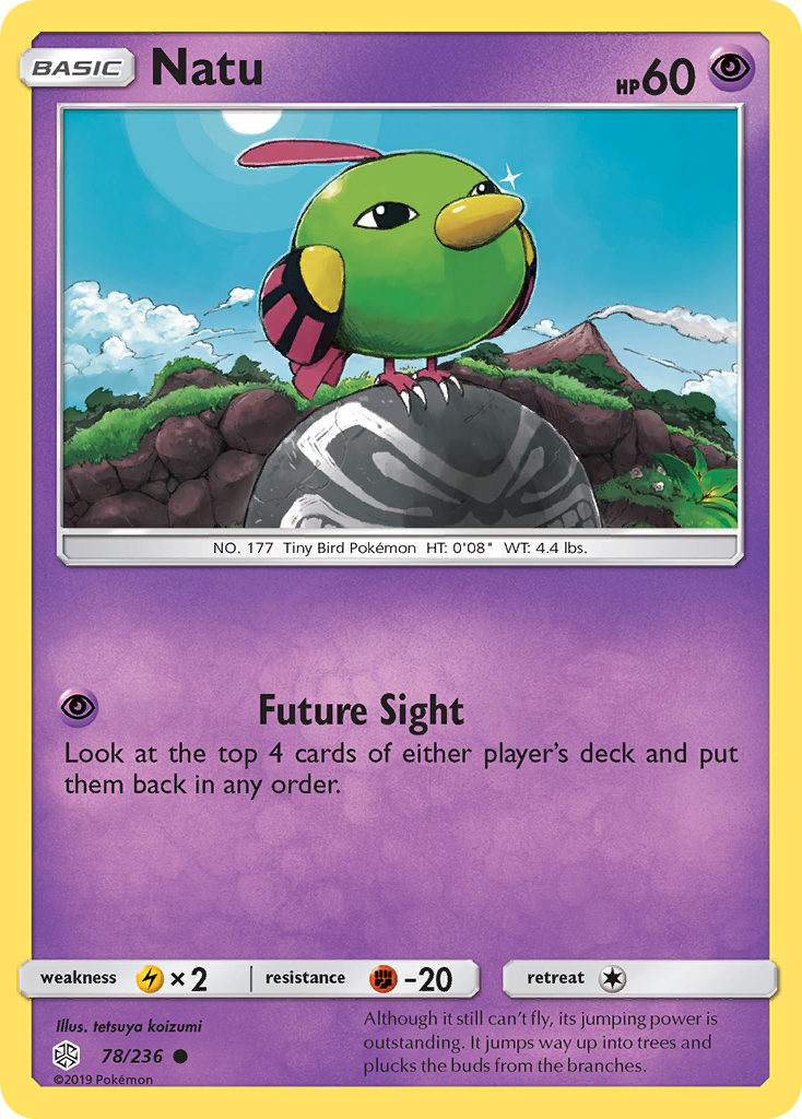 Natu (78/236) [Sun & Moon: Cosmic Eclipse] | Dumpster Cat Games