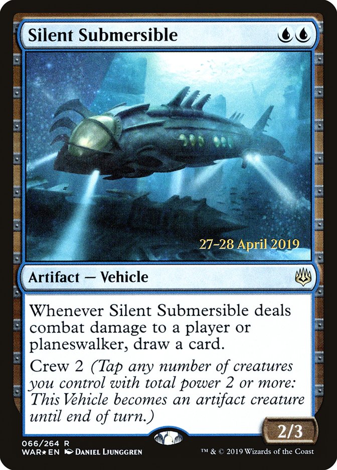 Silent Submersible  [War of the Spark Prerelease Promos] | Dumpster Cat Games