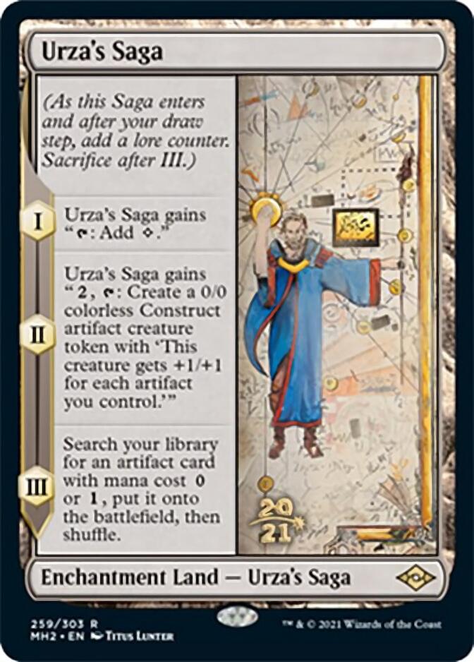 Urza's Saga [Modern Horizons 2 Prerelease Promos] | Dumpster Cat Games