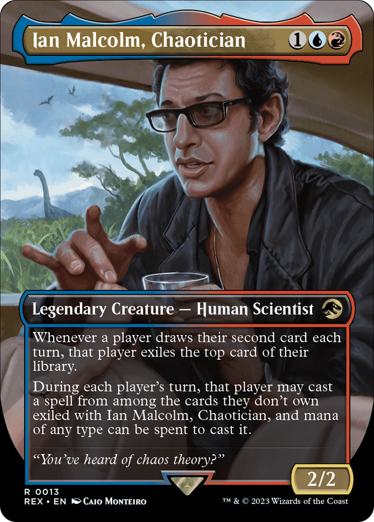 Ian Malcolm, Chaotician (Borderless) [Jurassic World Collection] | Dumpster Cat Games