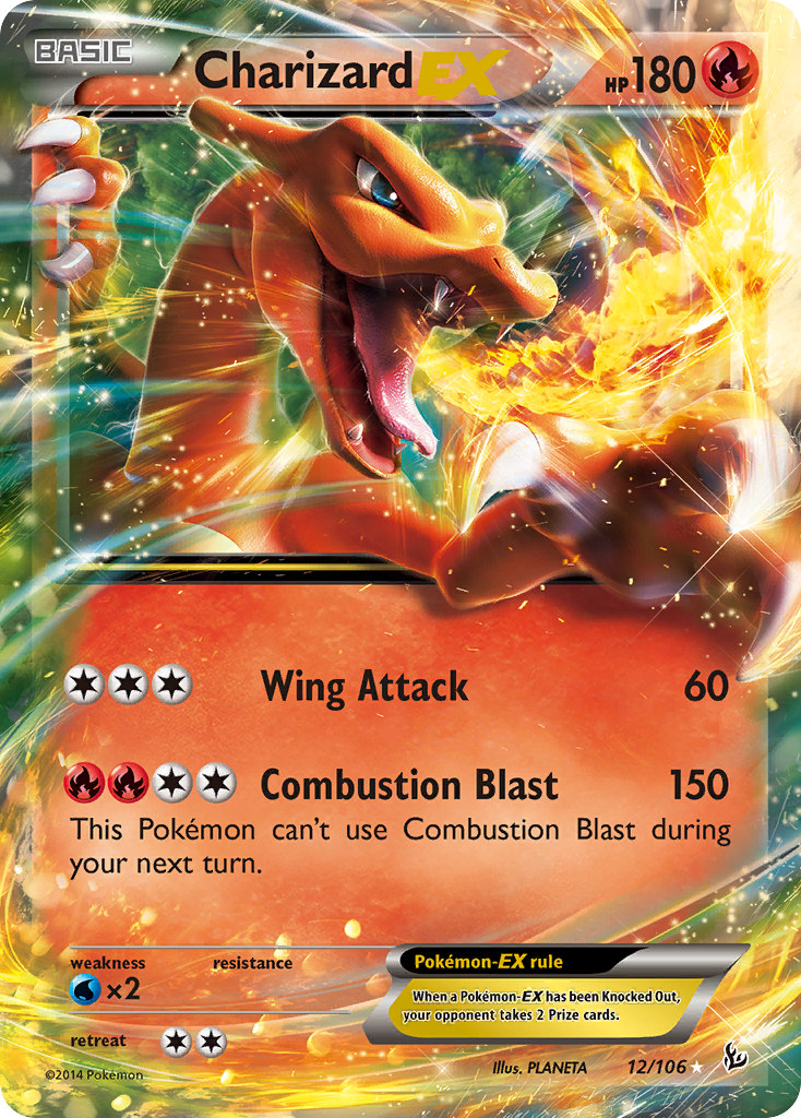 Charizard EX (12/106) [XY: Flashfire] | Dumpster Cat Games