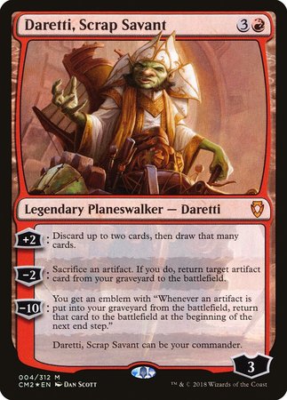 Daretti, Scrap Savant [Commander Anthology Volume II] | Dumpster Cat Games