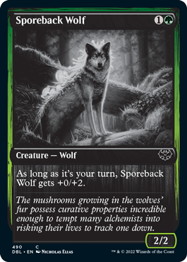 Sporeback Wolf [Innistrad: Double Feature] | Dumpster Cat Games