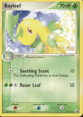 Bayleef (35/115) (Prerelease Promo) [Nintendo: Black Star Promos] | Dumpster Cat Games