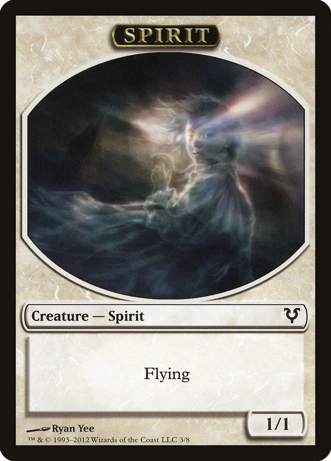 Spirit (3/8) [Avacyn Restored Tokens] | Dumpster Cat Games