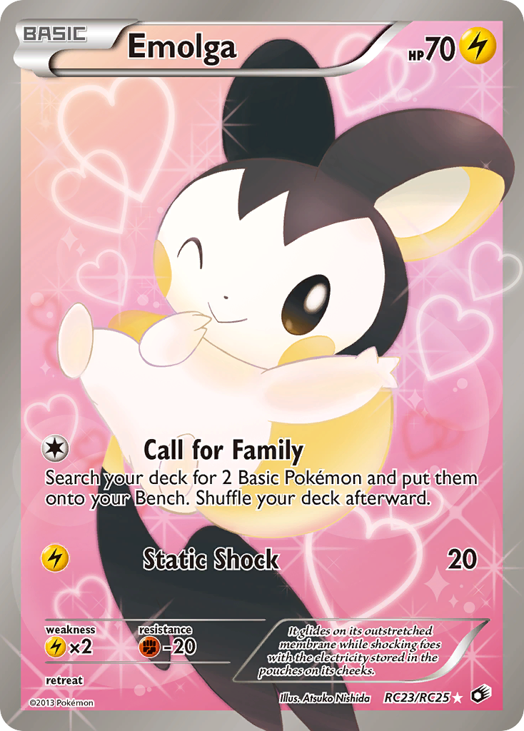 Emolga (RC23/RC25) [Black & White: Legendary Treasures] | Dumpster Cat Games