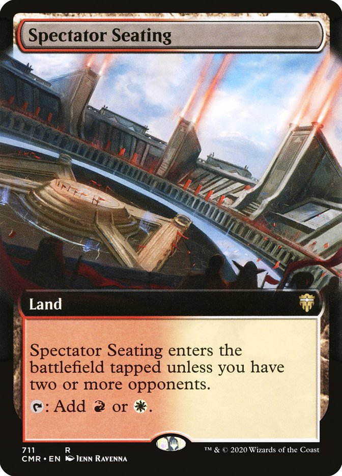 Spectator Seating (Extended) [Commander Legends] | Dumpster Cat Games