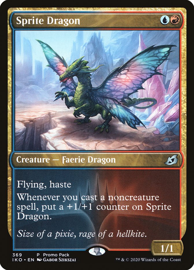 Sprite Dragon (Promo Pack) [Ikoria: Lair of Behemoths Promos] | Dumpster Cat Games