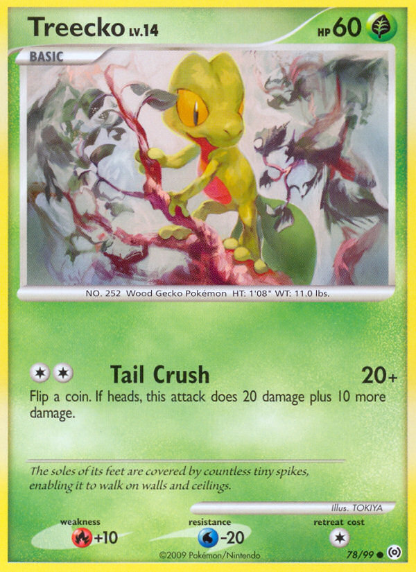 Treecko (78/99) [Platinum: Arceus] | Dumpster Cat Games