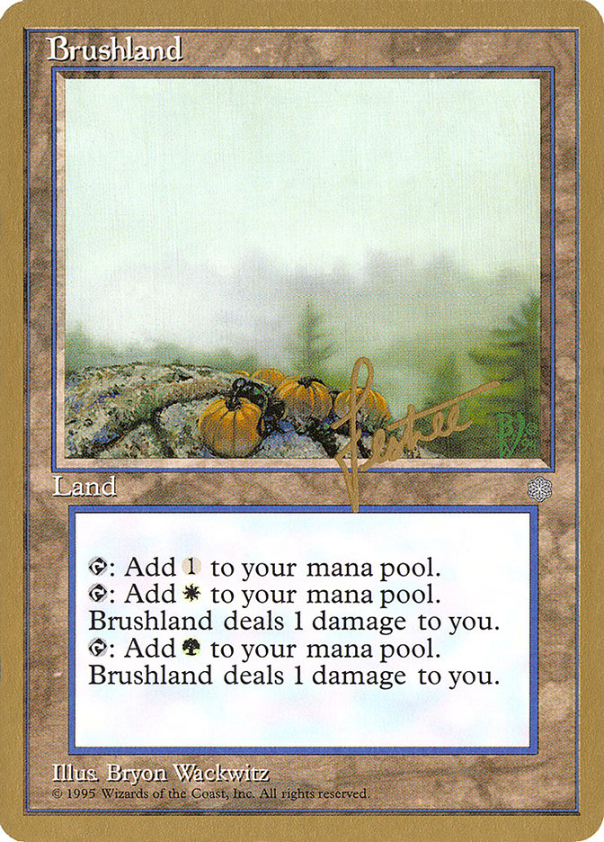 Brushland (Bertrand Lestree) [Pro Tour Collector Set] | Dumpster Cat Games