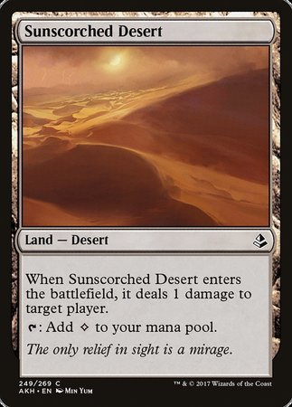 Sunscorched Desert [Amonkhet] | Dumpster Cat Games