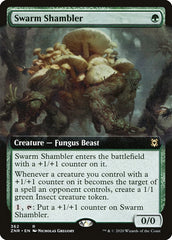 Swarm Shambler (Extended Art) [Zendikar Rising] | Dumpster Cat Games