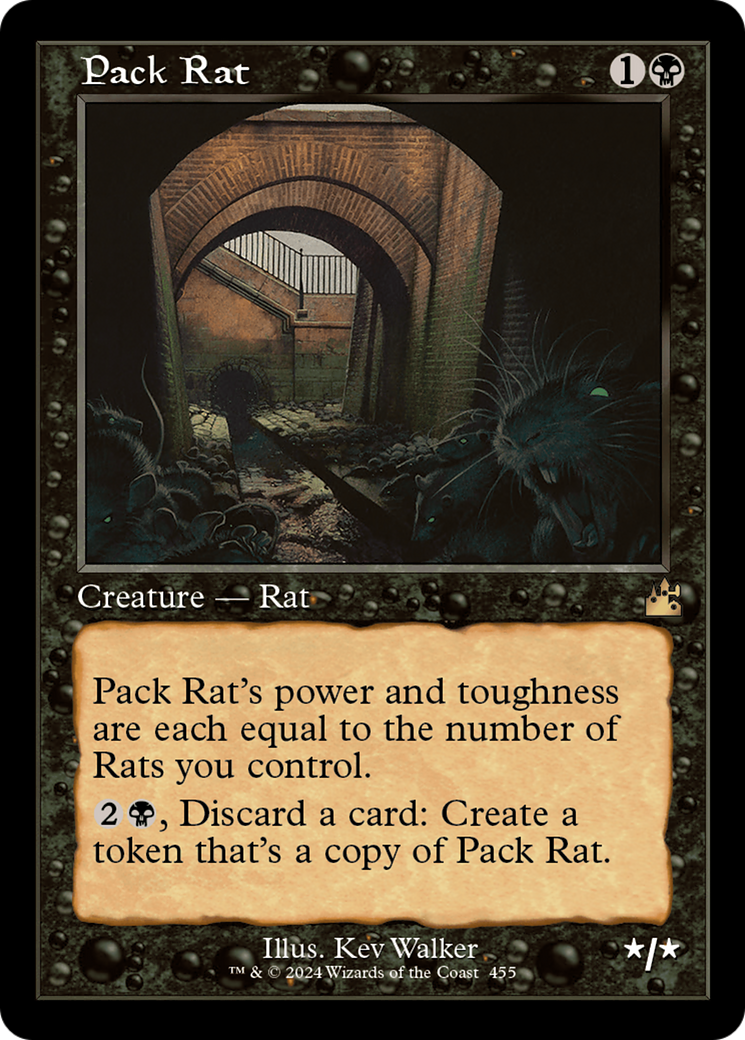 Pack Rat (Retro Frame) [Ravnica Remastered] | Dumpster Cat Games