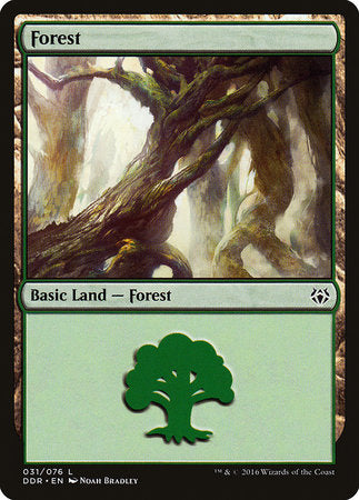 Forest (31) [Duel Decks: Nissa vs. Ob Nixilis] | Dumpster Cat Games