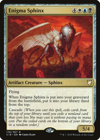 Enigma Sphinx [Commander 2018] | Dumpster Cat Games