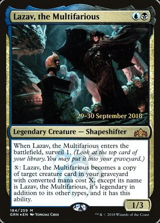 Lazav, the Multifarious [Guilds of Ravnica Promos] | Dumpster Cat Games