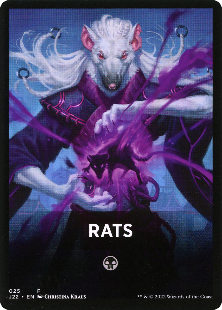 Rats Theme Card [Jumpstart 2022 Front Cards] | Dumpster Cat Games