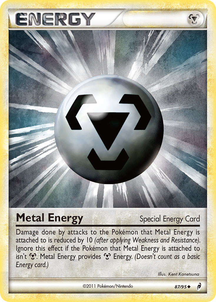 Metal Energy (87/95) [HeartGold & SoulSilver: Call of Legends] | Dumpster Cat Games