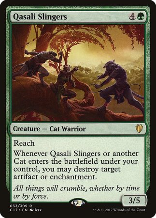 Qasali Slingers [Commander 2017] | Dumpster Cat Games