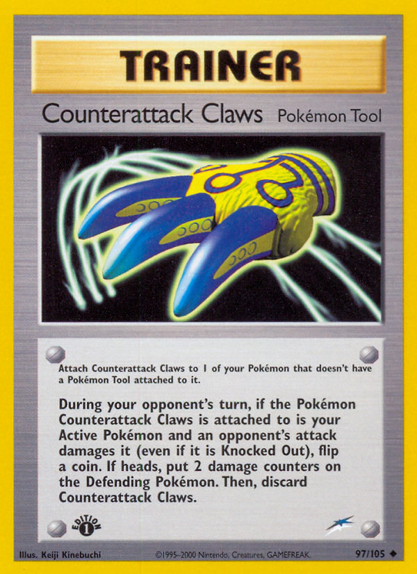 Counterattack Claws (97/105) [Neo Destiny 1st Edition] | Dumpster Cat Games