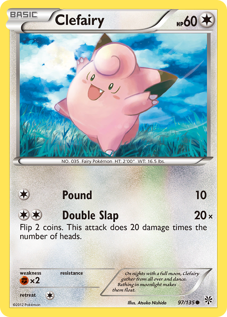 Clefairy (97/135) [Black & White: Plasma Storm] | Dumpster Cat Games