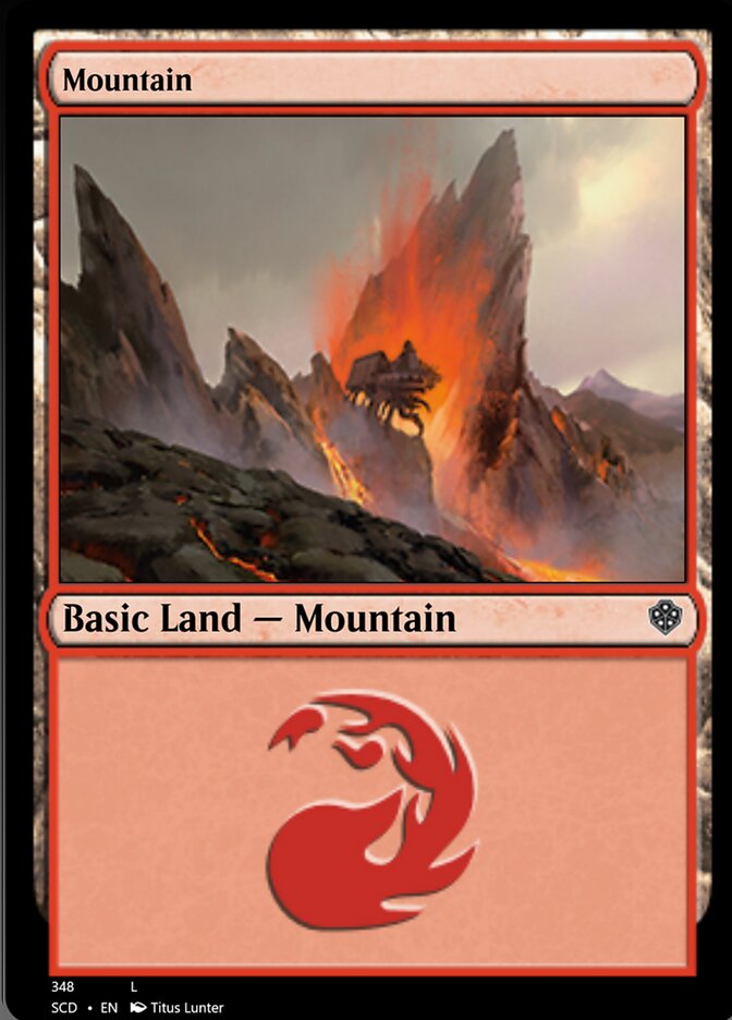 Mountain (348) [Starter Commander Decks] | Dumpster Cat Games