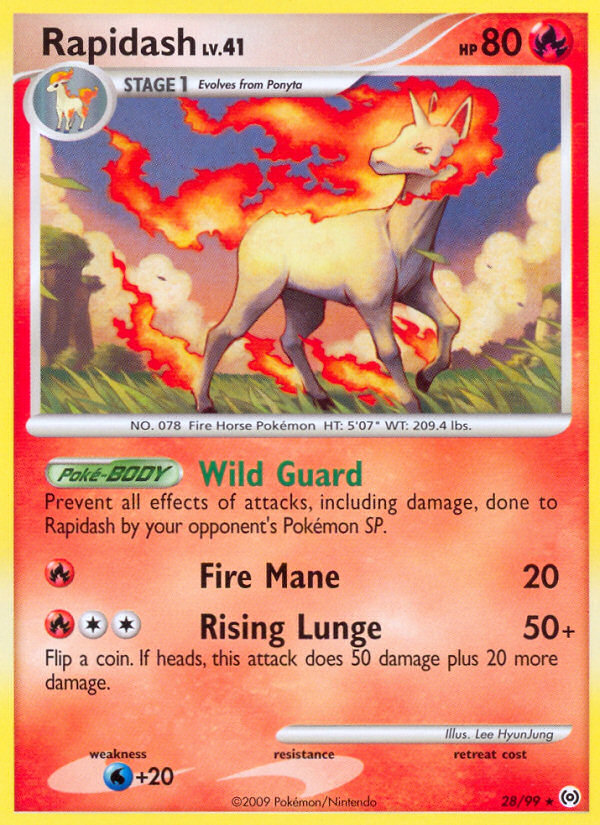 Rapidash (28/99) [Platinum: Arceus] | Dumpster Cat Games