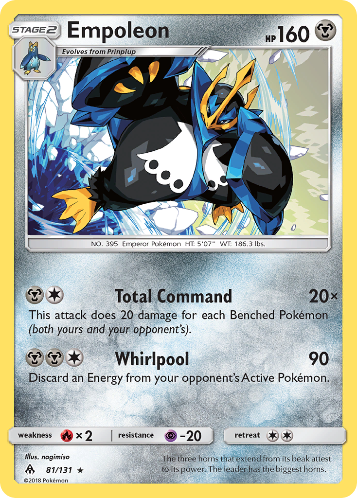 Empoleon (81/131) [Sun & Moon: Forbidden Light] | Dumpster Cat Games